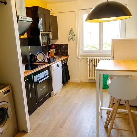 Thegreen Privee Confort Chez L'habitant Avec Bureau Tram Cezeaux ホームステイ クレルモン・フェラン